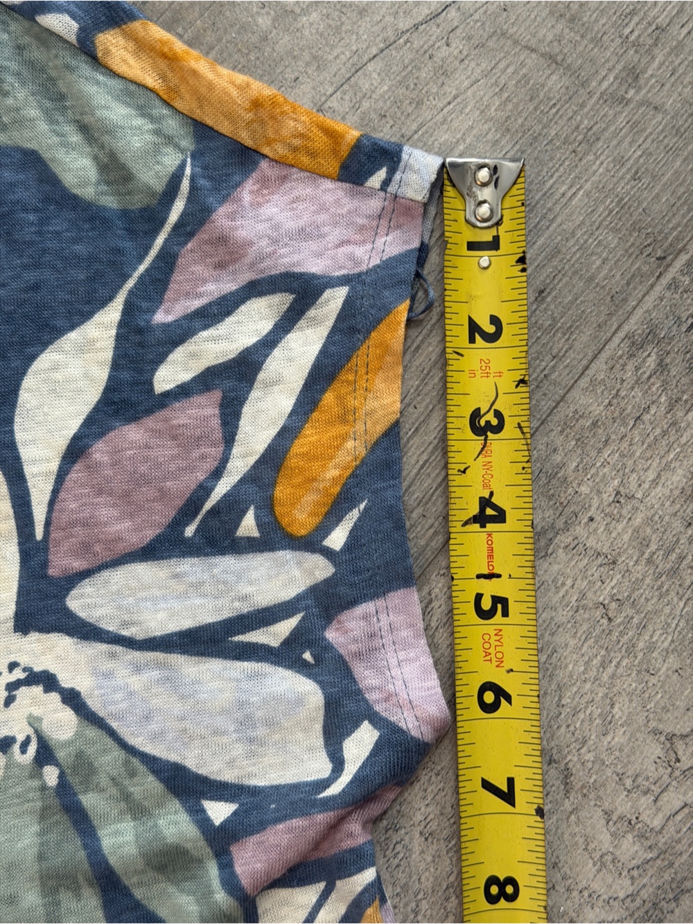 nicole miller Cottagecore Colorful Floral Linen Boxy Sleeveless Top Sz M - Picture 7 of 9